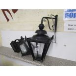 2 exterior bracket lights