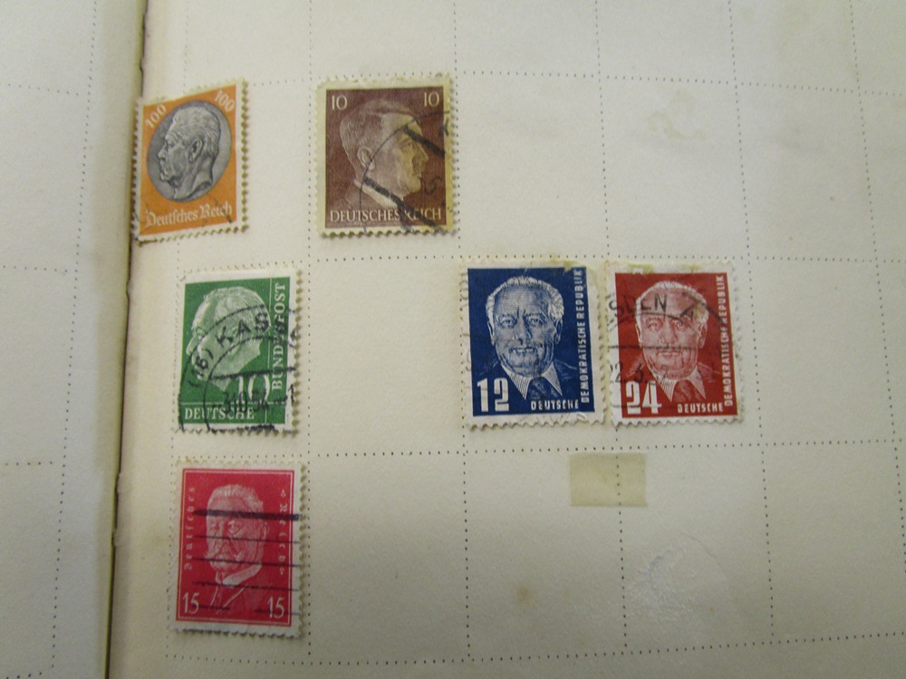 Stamps - 3 all World albums/stockbooks, mint & used - QV onwards - Image 2 of 3