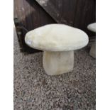 Large reproduction staddle stone with top