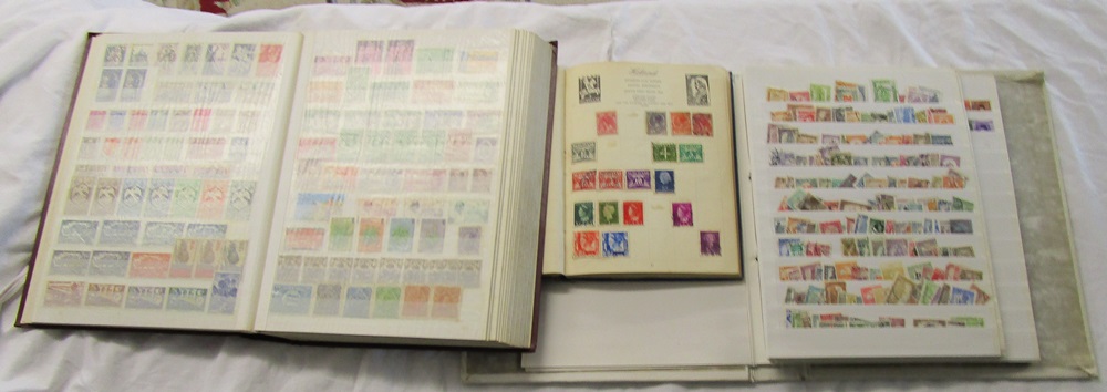 Stamps - 3 all World albums/stockbooks, mint & used - QV onwards