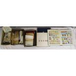 Stamps - Collection of Commonwealth to include 2 boxes & albums - whole shelf