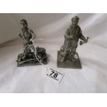 2 pewter L/E figures by Gavroche