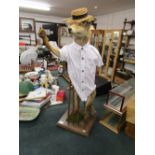 Taxidermy fox - Cricket umpire