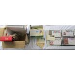 Stamps - Box of FDC's, stamp Exhibition etc