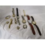 Box of vintage watches