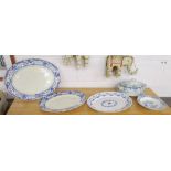 Collection of blue & white china