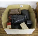 Box of cameras and lenses - Details with lot