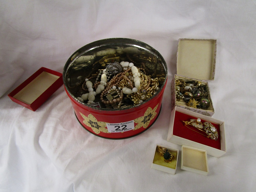 3 boxes of costume jewellery - Image 3 of 3