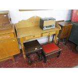 Victorian pine washstand