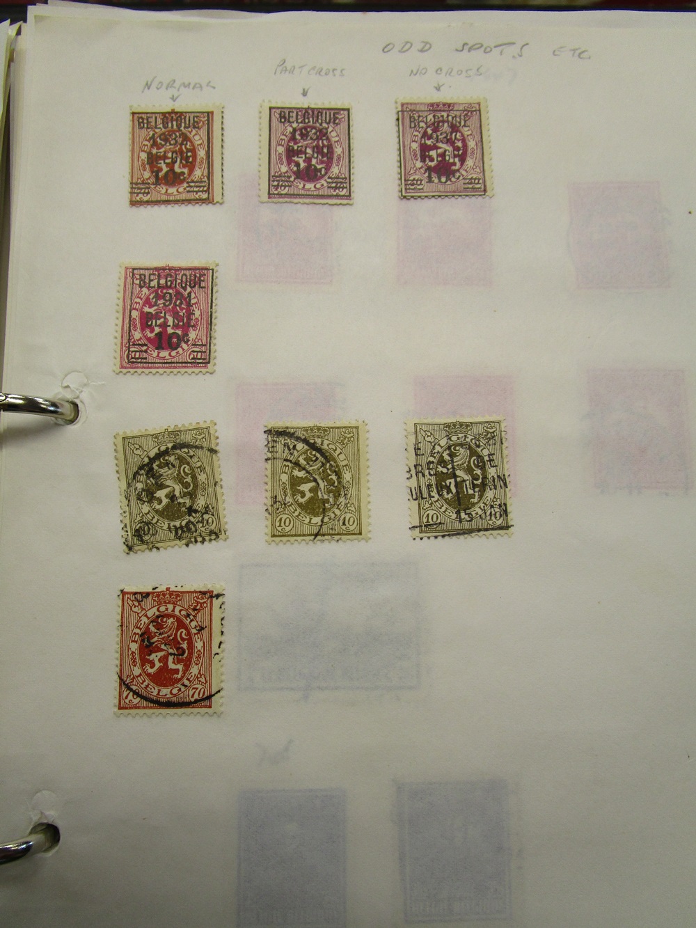 Stamps - Belgium collection in Schaubek albums - QV to 1976 - Mint & Used, high CAT value - Image 5 of 30