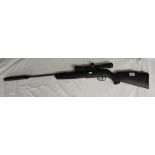 GAMO Air rifle with telescopic sight, case & pellets