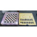 Marble chess set & pieces