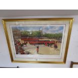 Terence Cuneo L/E & signed print - 'Trooping The Colour' (49/850)