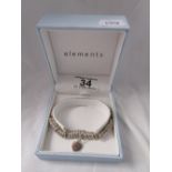 Boxed silver bracelet