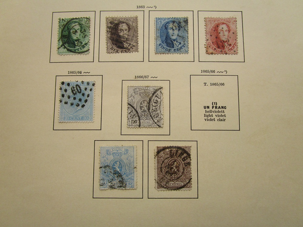 Stamps - Belgium collection in Schaubek albums - QV to 1976 - Mint & Used, high CAT value - Image 9 of 30