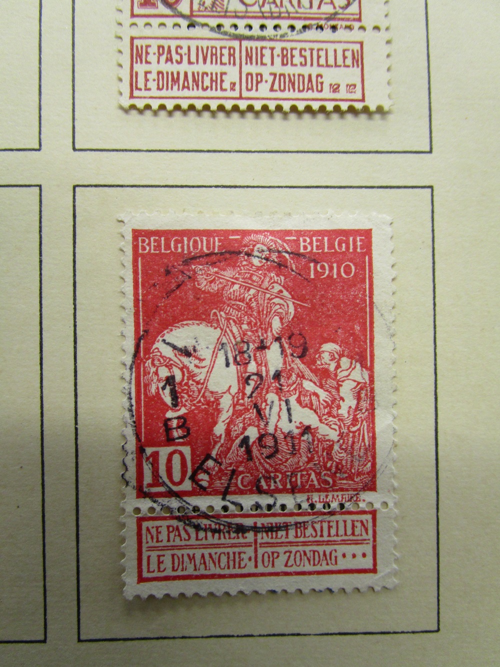 Stamps - Belgium collection in Schaubek albums - QV to 1976 - Mint & Used, high CAT value - Image 15 of 30