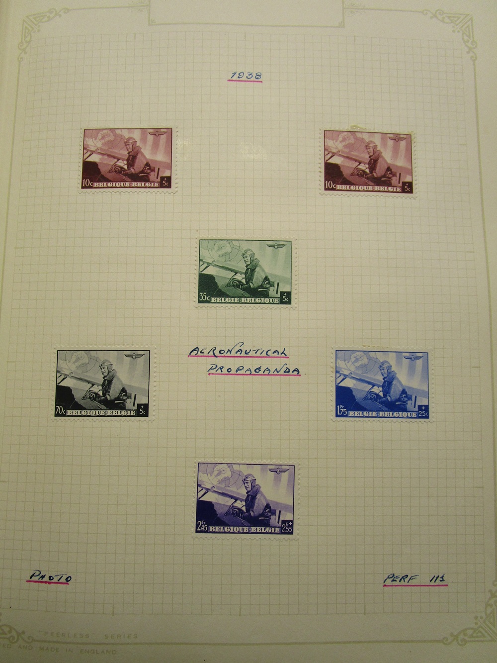 Stamps - Belgium collection in Schaubek albums - QV to 1976 - Mint & Used, high CAT value - Image 21 of 30