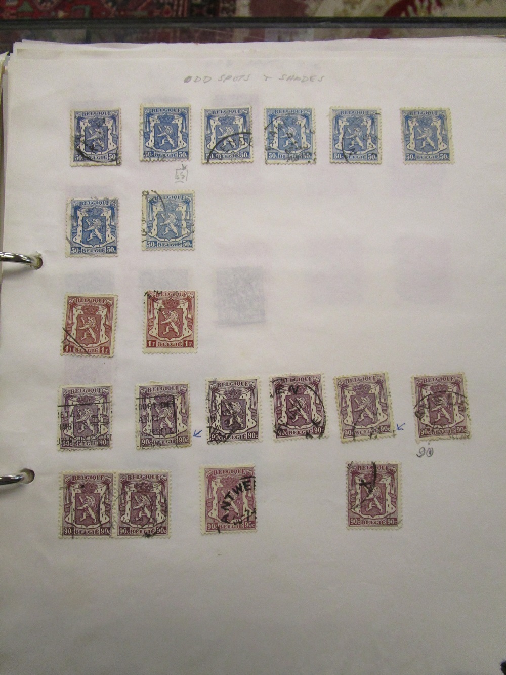 Stamps - Belgium collection in Schaubek albums - QV to 1976 - Mint & Used, high CAT value - Image 4 of 30