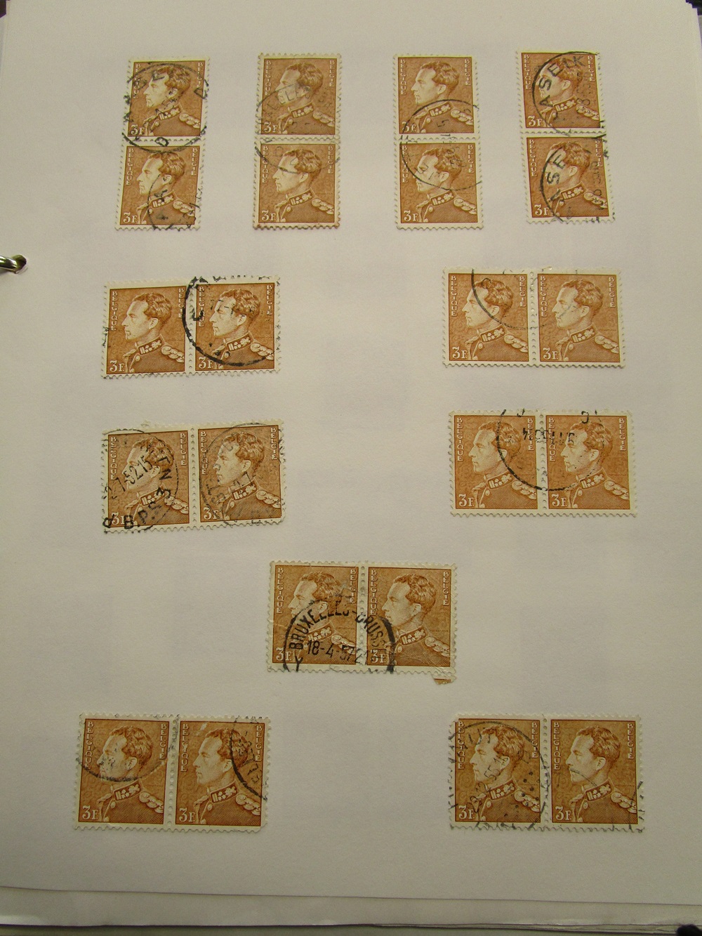 Stamps - Belgium collection in Schaubek albums - QV to 1976 - Mint & Used, high CAT value - Image 25 of 30