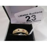 Gold & stone set ring