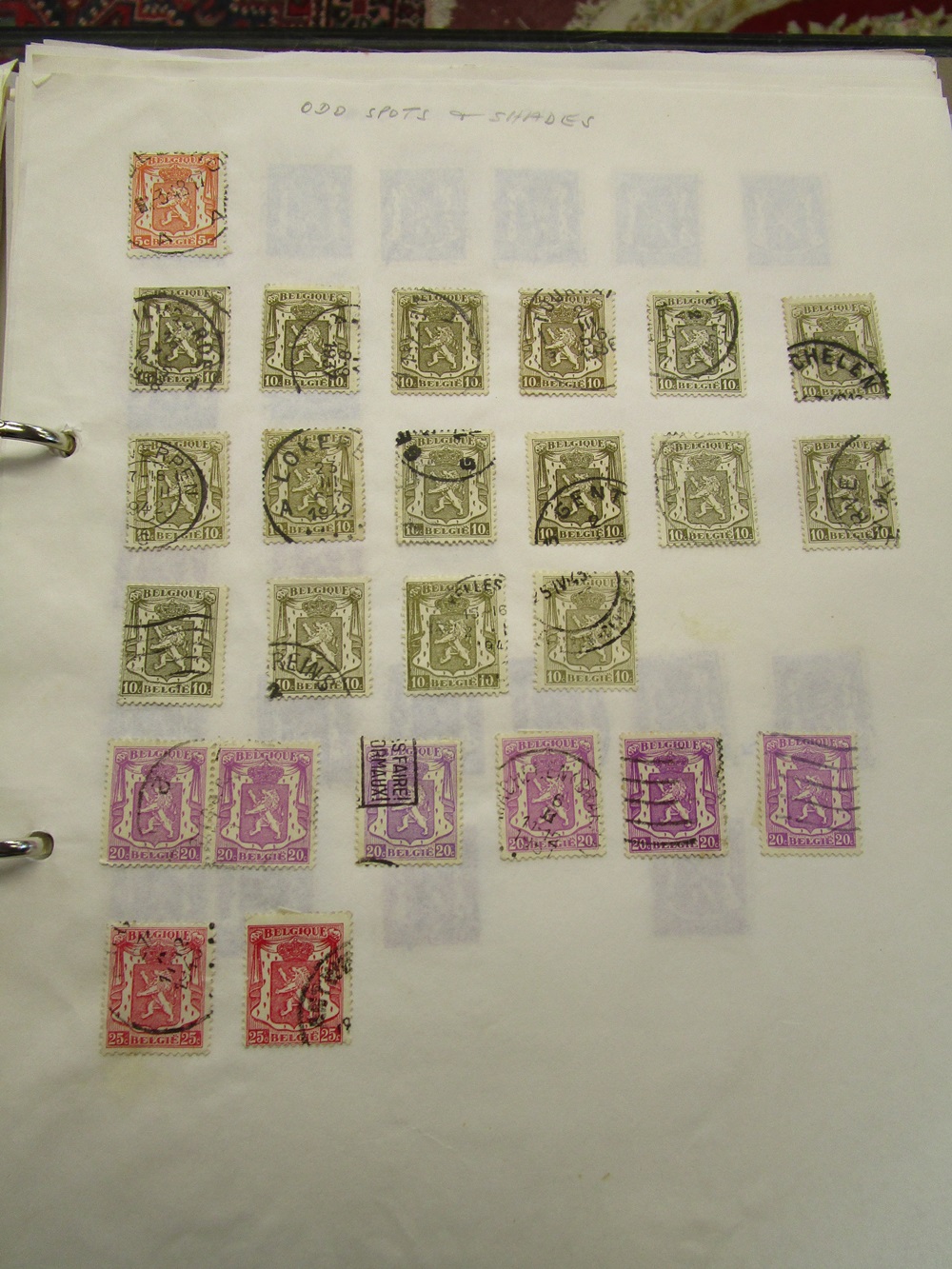 Stamps - Belgium collection in Schaubek albums - QV to 1976 - Mint & Used, high CAT value - Image 3 of 30