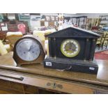 Slate & Smiths mantle clocks