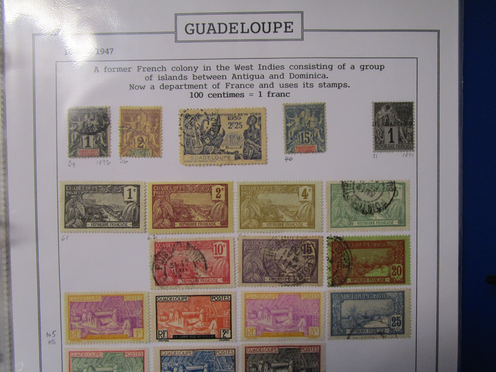 Stamps - French and French colonies 1853 onwards - Large 'old time' collection in albums, stock - Image 9 of 14