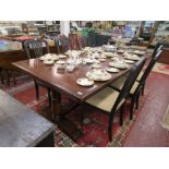 Good quality reproduction refectory table - 116cm x 220cm