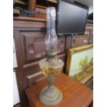 Victorian oil lamp