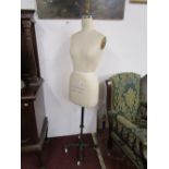 Vintage dress makers dummy on stand