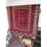 Egyptian patterned wool rug
