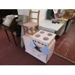 Child's play cooker & chair