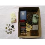Coin collection including old pennies & commemorative Coca-Cola £1 coin