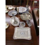 Collection of silver plate