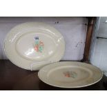 2 Susie Cooper meat plates