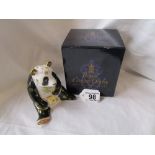 Royal Crown Derby Panda - Boxed with gold stopper