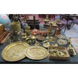 Large collection of brass & copper