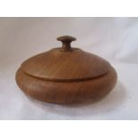 Small treen pin dish with cover by Gordon Russell (Made by Mr Ronald Pepper)