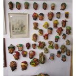 Large collection of Bossons heads (Approx 45)