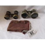 2 sets of opera glasses