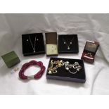 Collection of boxed costume jewellery