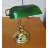Brass desk lamp - working
