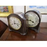 2 Smiths Bakelite mantle clocks