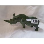 Soapstone Rhino