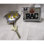 RAC & AA badges