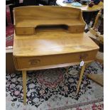 Mid 20C Ercol blonde elm desk