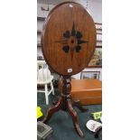 Victorian inlaid tripod table