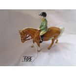 Beswick horse & jockey A/F (small chip to ear)