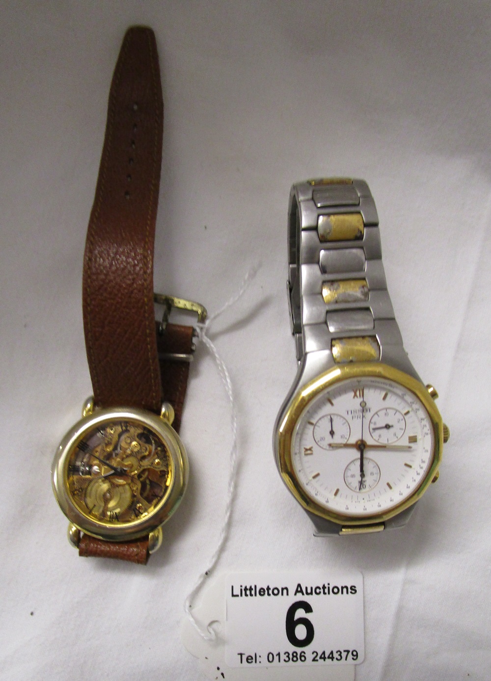 2 gent's wrist watches to include Tissot