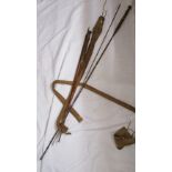 2 antique fishing rods